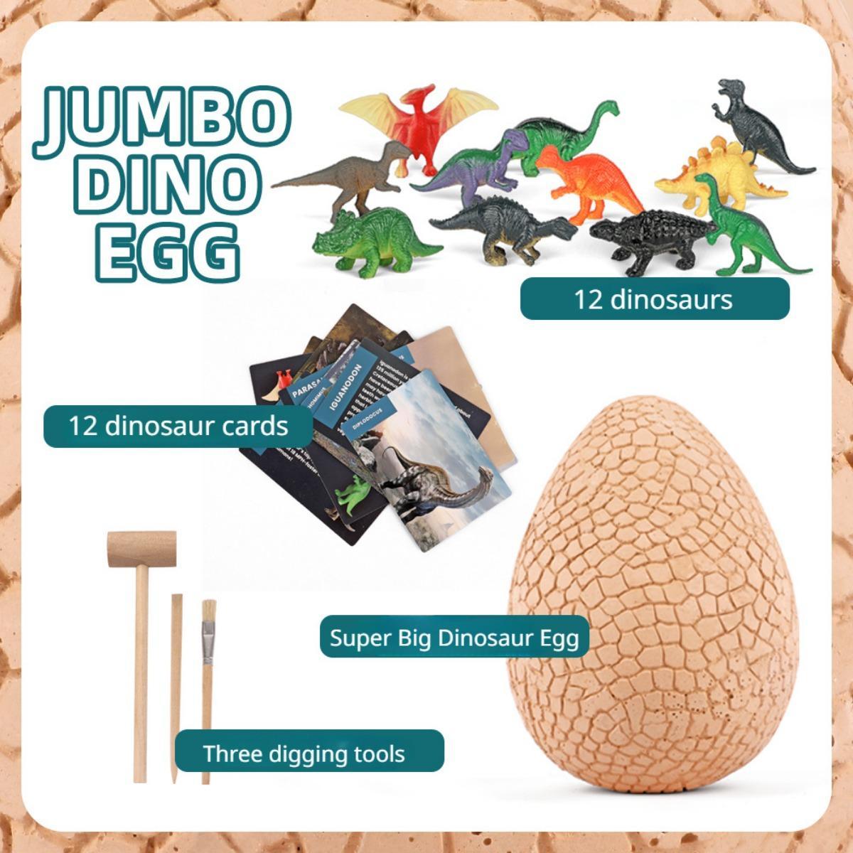 Embark on a Prehistoric Adventure with Our Educational Giant Dinosaur Egg Excavation Kit – Discover the Wonders of Learning