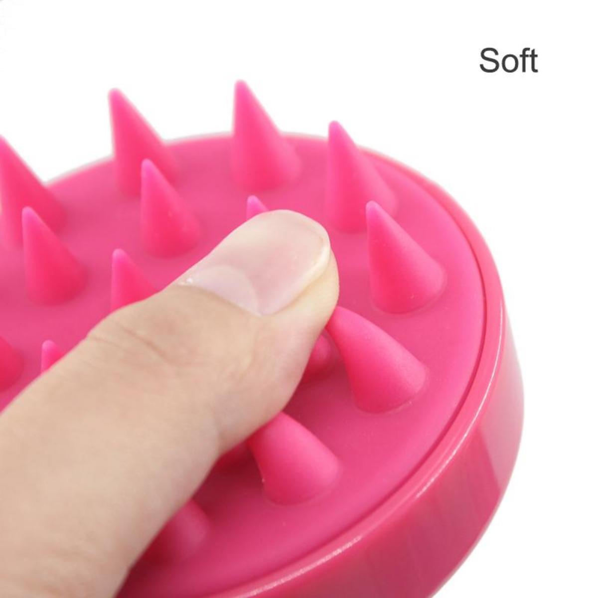 Unlock Hair Bliss: Experience the Massage Silicone Scalp Massager and Hair Growth Enhancer, Complete with a Portable Brush Design for Effortless and Soothing Care