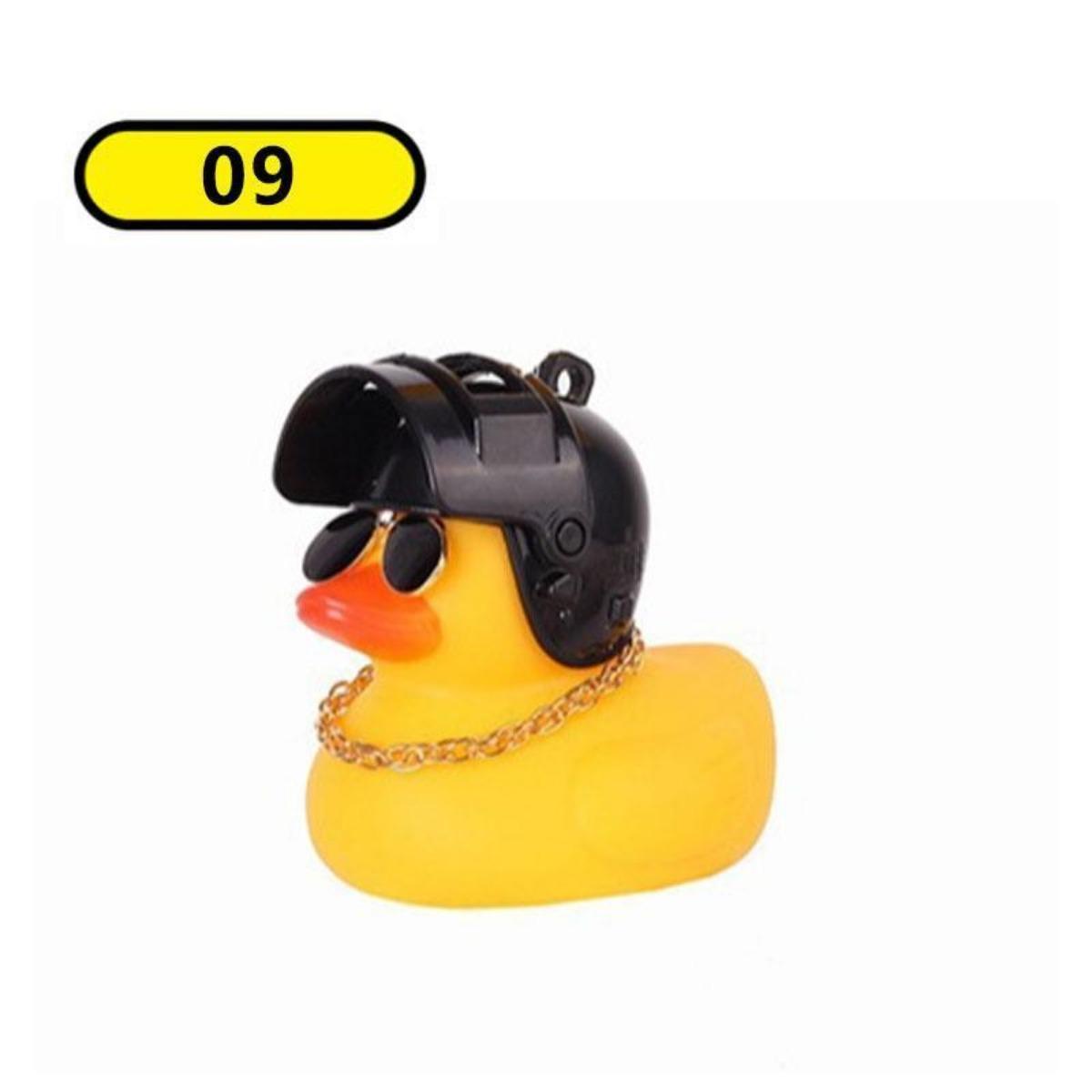 Whimsical Broken Wind Helmet: Yellow Duck Car Charm - Sprinkle Cuteness into Your Drive with this Unique and Adorable Car Accessory