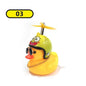 Whimsical Broken Wind Helmet: Yellow Duck Car Charm - Sprinkle Cuteness into Your Drive with this Unique and Adorable Car Accessory