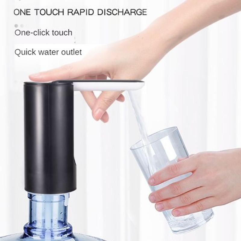 Smart Portable Electric Water Bottle Pump: 800mAh USB Rechargeable, Foldable, and Automatic Dispenser for Home and Office