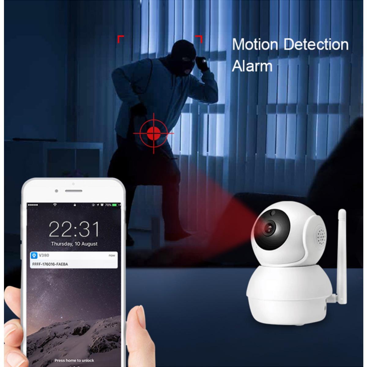 Smart PTZ Baby Monitor: 1080P Wireless Surveillance Camera with Auto Tracking for Enhanced Peace of Mind