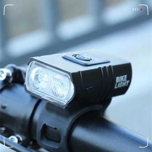 Enhance Your Cycling Safety: Illuminate Your Journey with the IPX-6 Waterproof USB Rechargeable Bicycle Handlebar Light