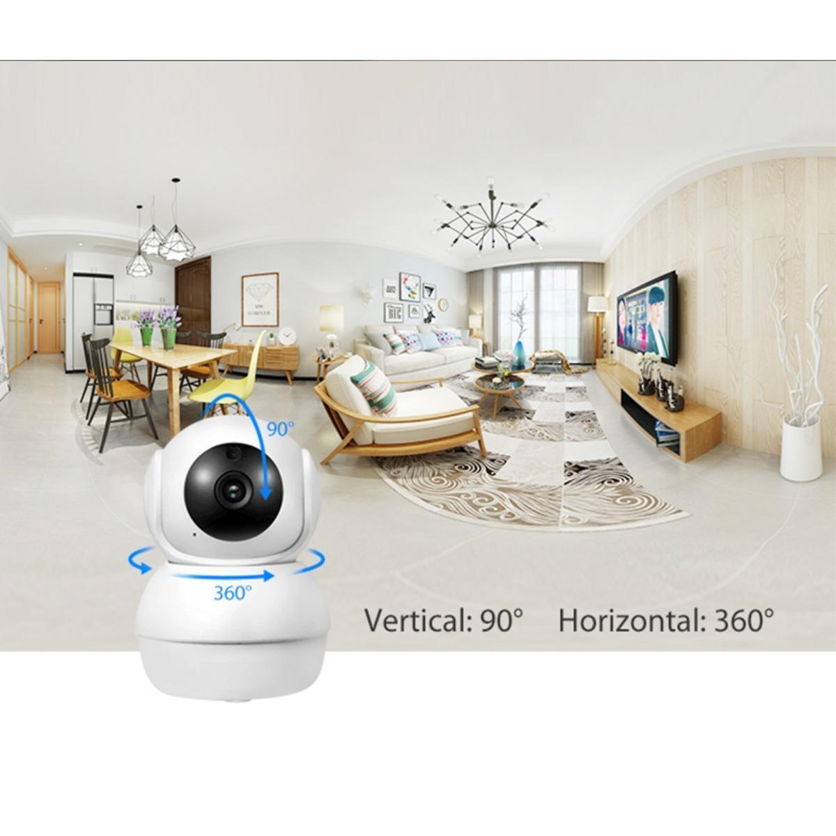 Smart PTZ Baby Monitor: 1080P Wireless Surveillance Camera with Auto Tracking for Enhanced Peace of Mind