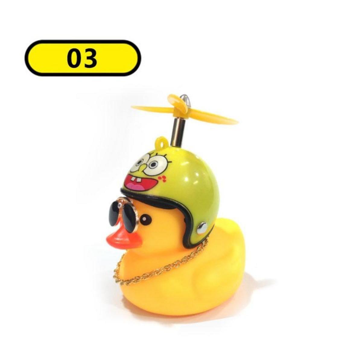 Whimsical Broken Wind Helmet: Yellow Duck Car Charm - Sprinkle Cuteness into Your Drive with this Unique and Adorable Car Accessory