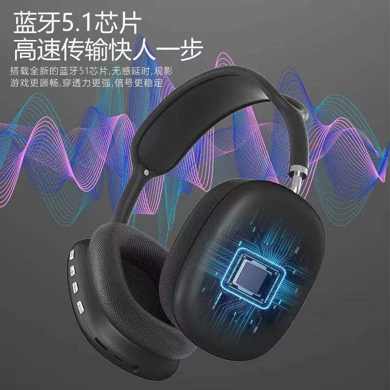 Generic TechStar+ Wireless Waterproof Headphones with Mic and Active Noise-Cancellation for Gaming, Gym, Entertainment