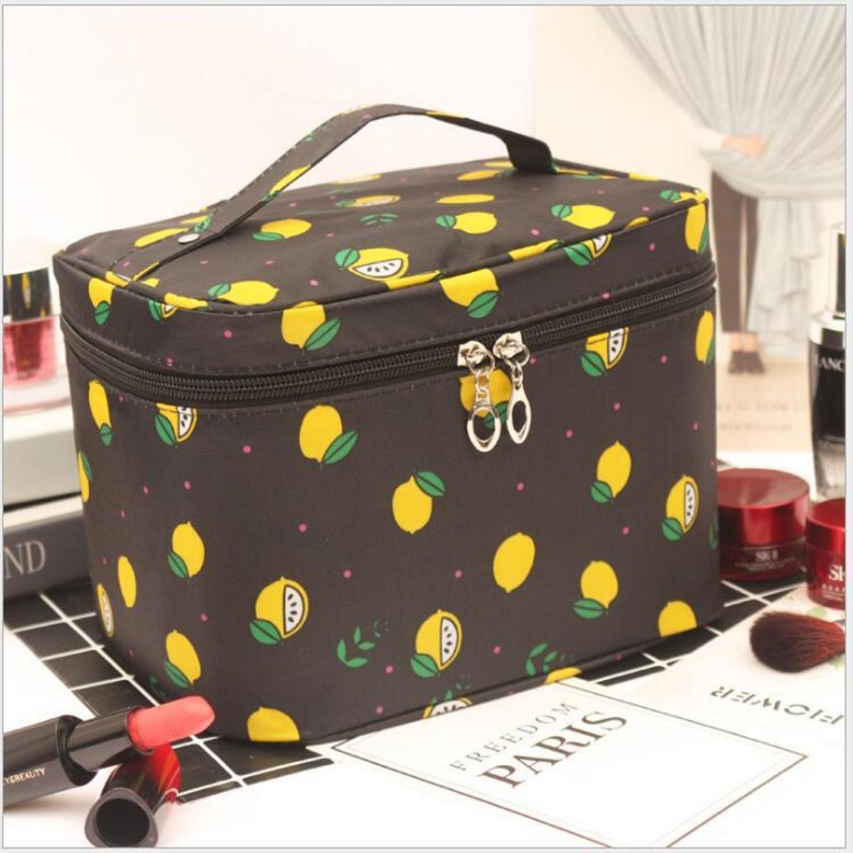 Mini Mystery Makeup Bundles Travel in Style with a Waterproof Makeup Bag: Spacious Cosmetic Storage Solution for Women on the Go