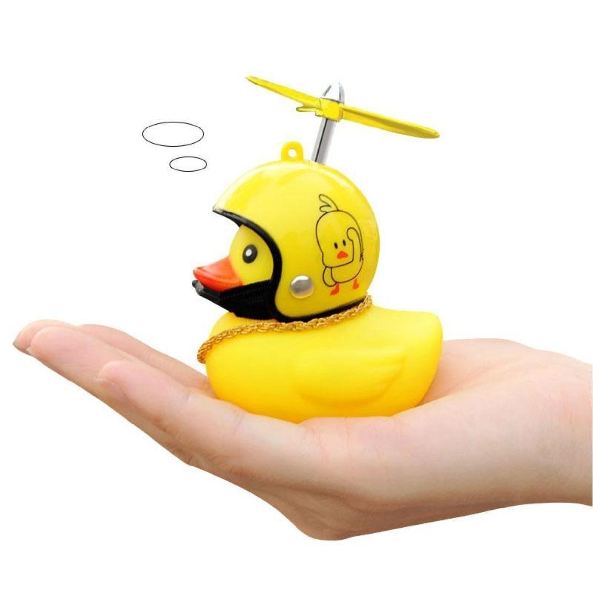 Whimsical Broken Wind Helmet: Yellow Duck Car Charm - Sprinkle Cuteness into Your Drive with this Unique and Adorable Car Accessory