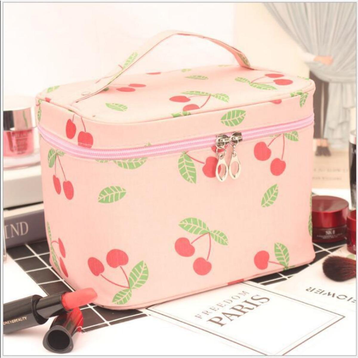 Mini Mystery Makeup Bundles Travel in Style with a Waterproof Makeup Bag: Spacious Cosmetic Storage Solution for Women on the Go