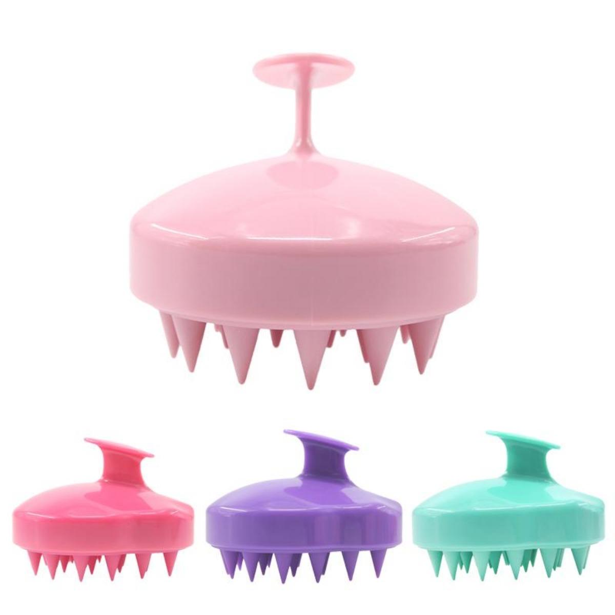 Unlock Hair Bliss: Experience the Massage Silicone Scalp Massager and Hair Growth Enhancer, Complete with a Portable Brush Design for Effortless and Soothing Care