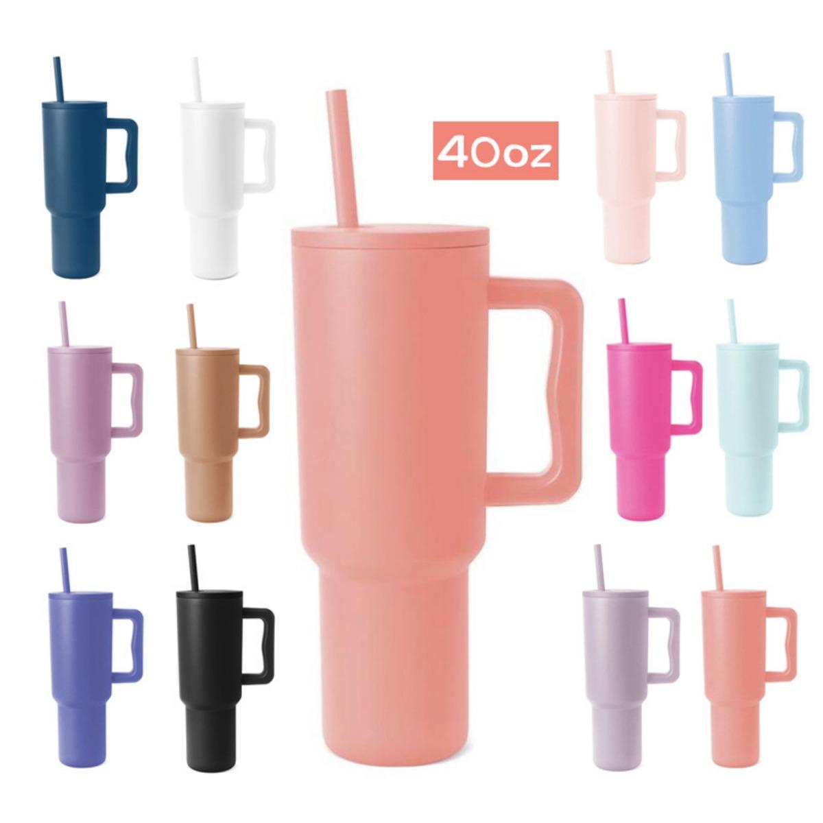 Energize Your On-the-Go Lifestyle with the 40oz Insulated Travel Cup: Keep Your Hot and Cold Drinks Handy in Style