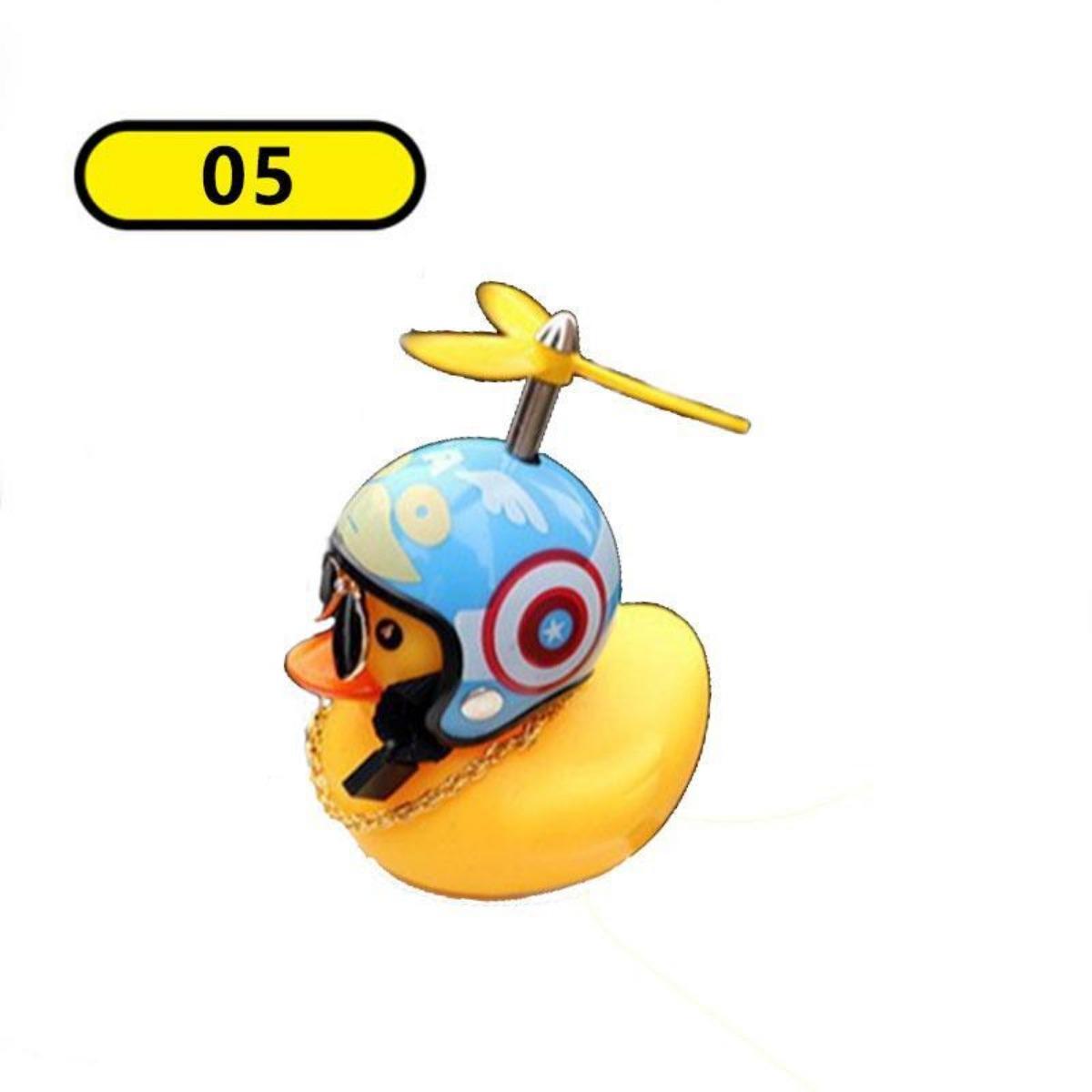 Whimsical Broken Wind Helmet: Yellow Duck Car Charm - Sprinkle Cuteness into Your Drive with this Unique and Adorable Car Accessory