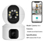 Crisp and Clear: Dual-Screen 4MP WiFi Baby Monitor with Night Vision