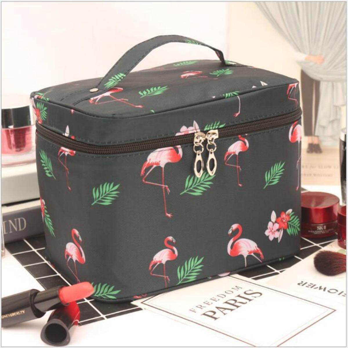 Mini Mystery Makeup Bundles Travel in Style with a Waterproof Makeup Bag: Spacious Cosmetic Storage Solution for Women on the Go