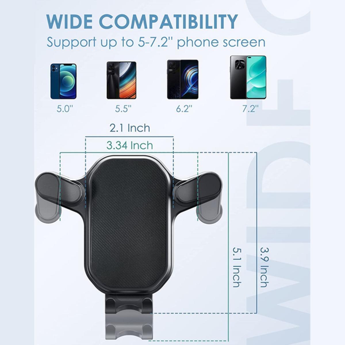 Universal Car Hook Base Phone Holder: Keep Your Phone Secure On-The-Go